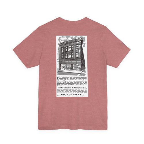 A. David & Co. — Vintage NC Newspaper Ad T-Shirt