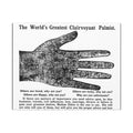 Madam Eldon Clairvoyant — Vintage NC Newspaper Ad Canvas Print
