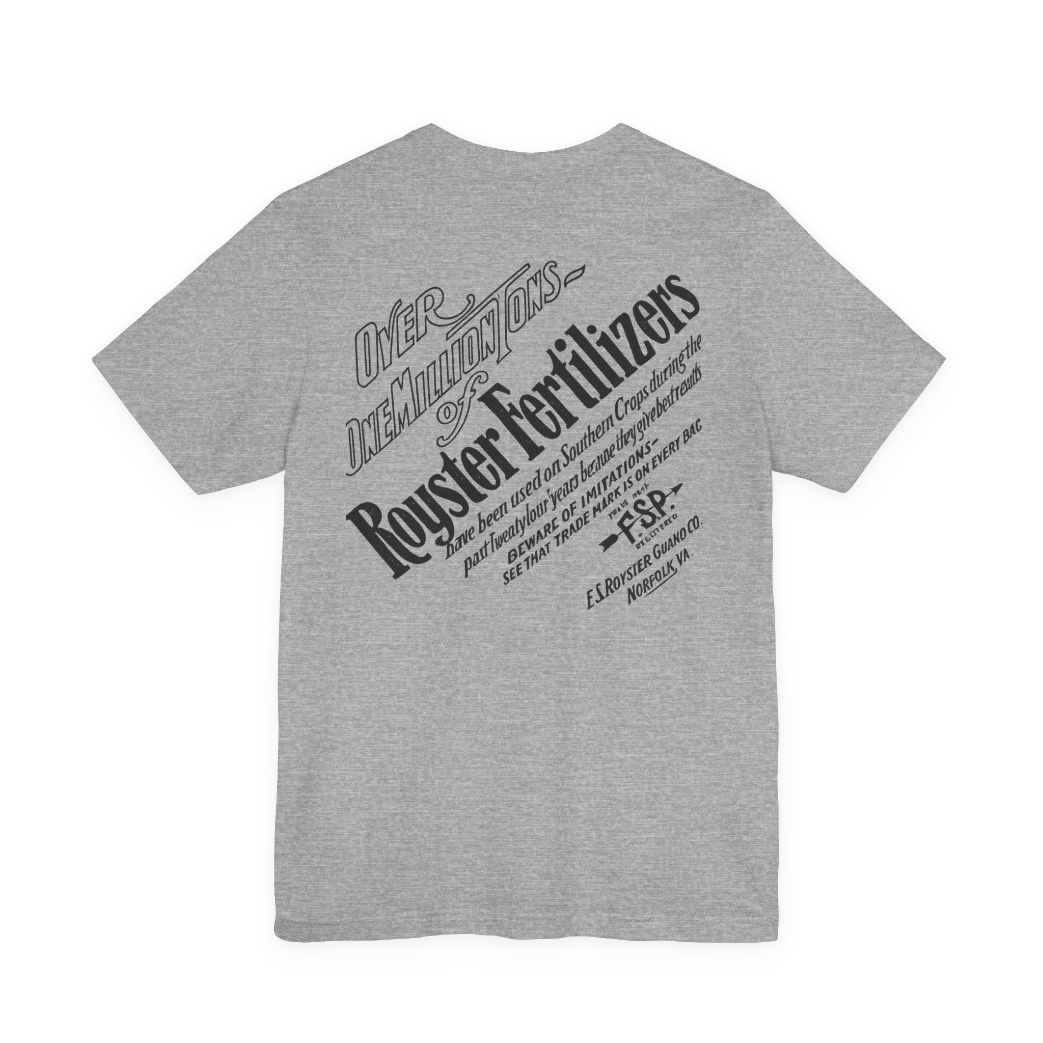 F.S. Royster Fertilizer Co. — Vintage NC Newspaper Ad T-Shirt