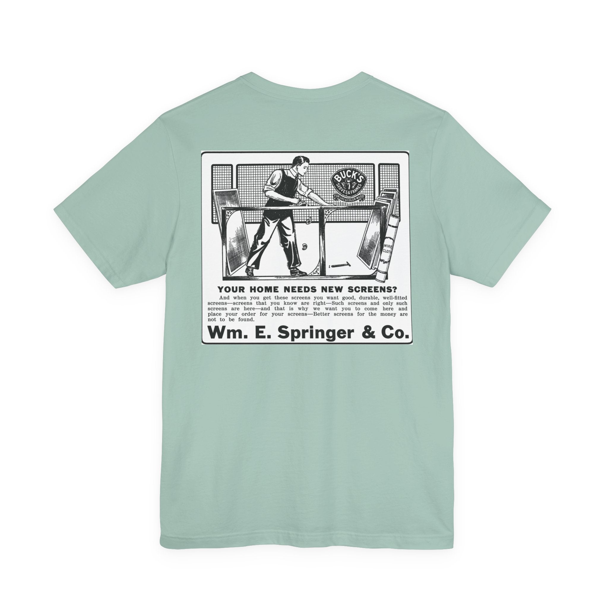 Wm. E. Springer & Co. — Vintage NC Newspaper Ad T-Shirt