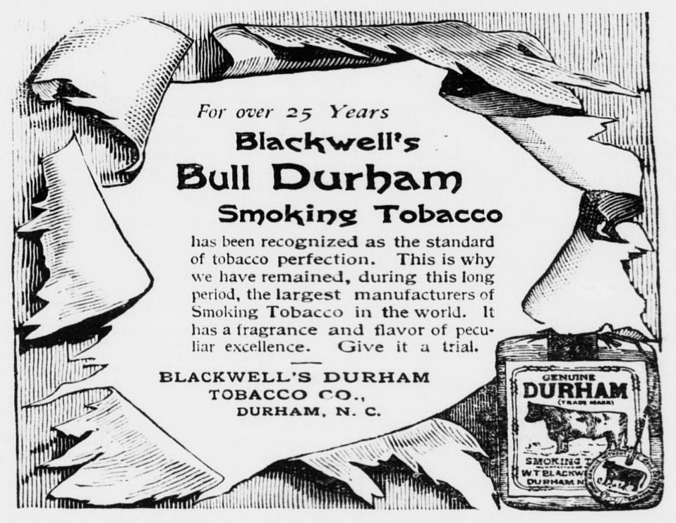 Vintage Food & Drink Ad Poster | Asheville NC 1893 | Antique Newspaper Print